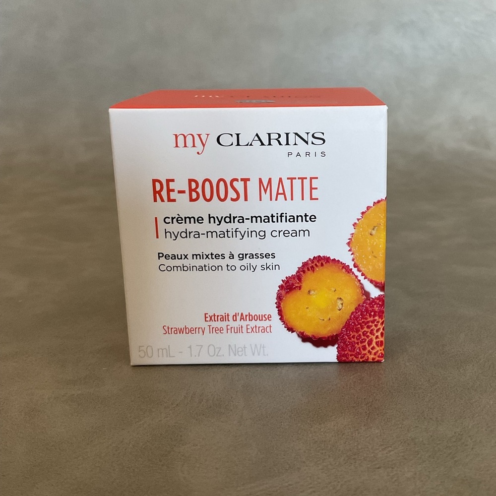 Clarins Re-Boost Matte Skincare with Organic Extracts